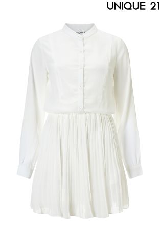 Unique 21 Palermo Pleated Skirt Dress